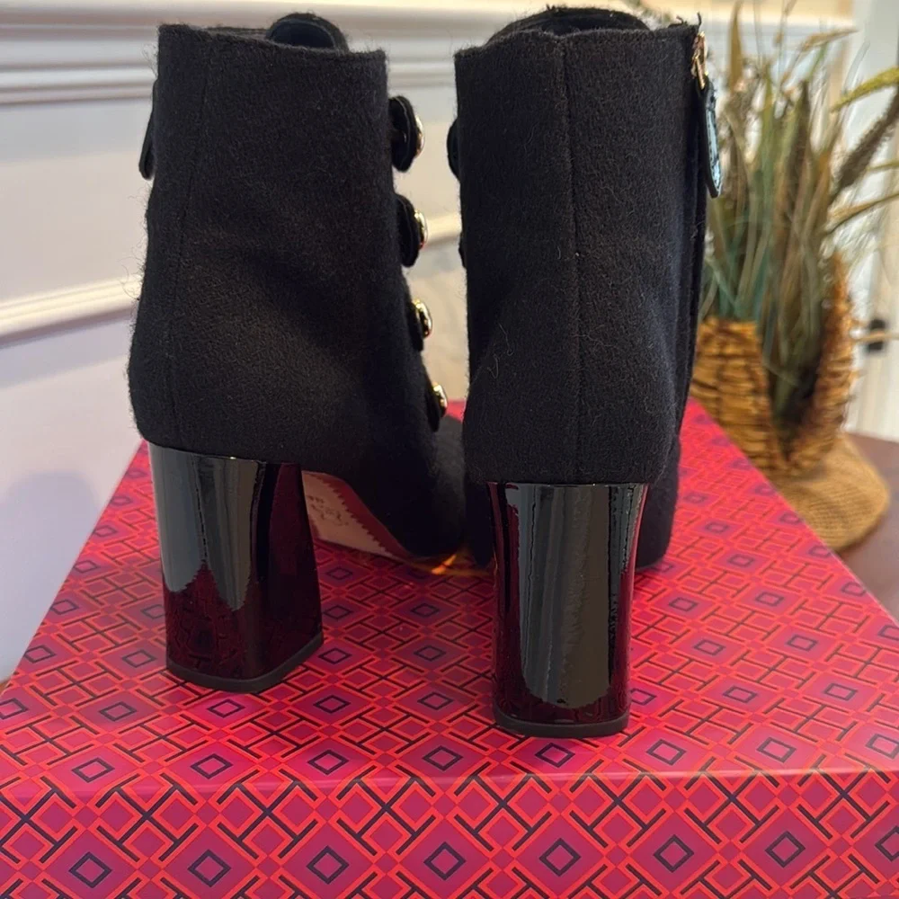 Tory Burch Marissa Boot in Royal Navy Size 8